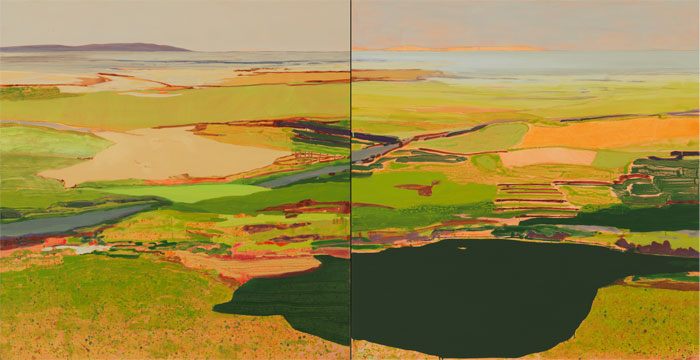 Susanne Maurer  mit dem Titel >Dezember 1/2<