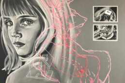 Pepa Salas Vilar „Desiderare con l'anima I“, 2018 Mischtechnik auf Leinwand